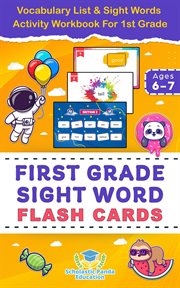 First grade sight word flash cards cover image