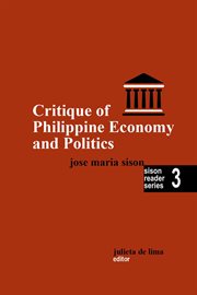 Critique of Philippine economy and politics cover image