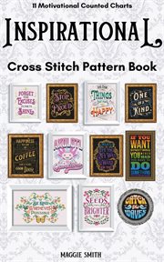 Inspirational and Motivational Cross Stitch Pattern Book cover image