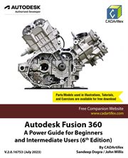 Autodesk fusion 360. A power guide for beginners and intermediate users cover image