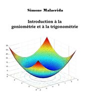Introduction à la goniométrie et à la trigonométrie cover image