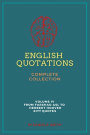 English Quotations Complete Collection, Volume IV cover image