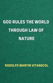 God rules the world through law of nature cover image