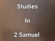 Stidies in 2 Samuel cover image