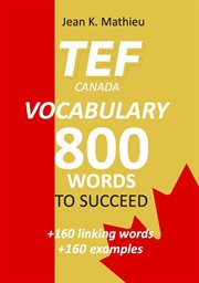 Tef canada - vocabulary - 800 words to succeed : Vocabulary cover image