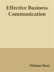 Effective Business Communication cover image