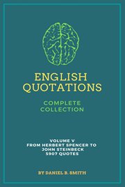 English Quotations Complete Collection, Volume V cover image