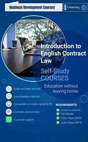 Introduction to English Contract Law : Self. Study Course cover image