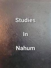 Studies in Nahum cover image