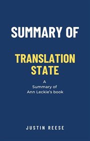 Summary of Translation State by Ann Leckie cover image