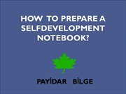 How to Prepare a Selfdevelopment Notebook? cover image