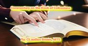 Commentary on the book of Colossians cover image