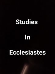 Studies in Ecclesiastes cover image