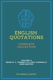English Quotations Complete Collection, Volume II cover image