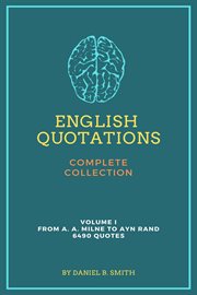 English Quotations Complete Collection, Volume I cover image