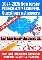 2024-2025 New Jersey PSI Real Estate Exam Prep Questions & Answers : Study Guide to Passing the Sa cover image
