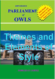 Adipo Sidang's Parliament of owls : themes and elements of style cover image