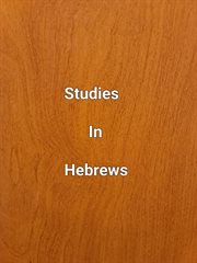 Studies in Hebrews cover image