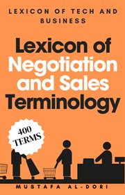 Lexicon of Negotiation and Sales Terminology cover image