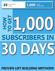 1,000 Subscribers in 30 Days cover image
