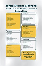 Spring Cleaning & Beyond: Your Year-Round Guide to a Fresh & Spotless Home cover image