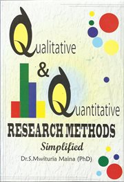 Qualitative and Quantitative Research Methods Simplified cover image