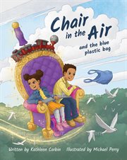 Chair in the air and the blue plastic bag cover image