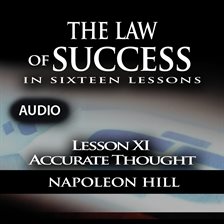 Cover image for Law of Success - Lesson XI - Accurate Thought
