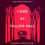 I Died At Fallow Hall cover image