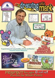 Drawing with Mark. A day with the dinosaurs ; Reach for the stars cover image