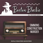 Boston blackie: simmons construction murder cover image