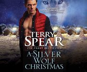 A silver wolf Christmas cover image