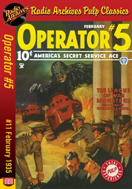 Cover image for Operator #5 eBook #11 The League of War-Monsters