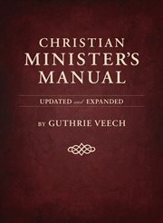 Christian minister's manual cover image