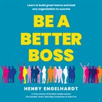 Be a Better Boss cover image