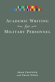 Academic writing for military personnel cover image