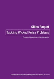 Tackling wicked policy problems : equality, diversity and sustainability cover image
