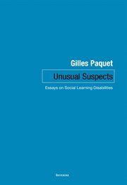 Unusual suspects : essays on social learning disabilities cover image