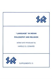 Language in Indian philosophy and religion cover image