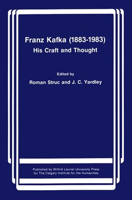 Cover image for Franz Kafka (1883-1983)