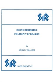 Martin Heidegger's Philosophy of Religion cover image