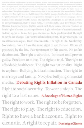 Cover image for Debating Rights Inflation in Canada