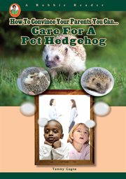 Care for a pet hedgehog cover image
