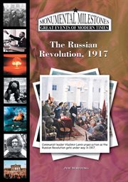 The russian revolution, 1917 cover image