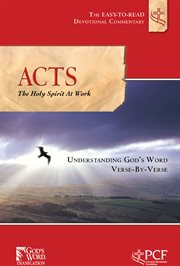 Acts the holy spirit at work cover image