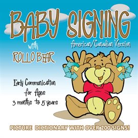 Cover image for Baby Signing with Rollo Bear