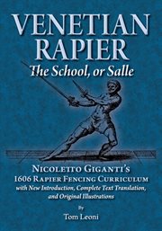 Or salle venetian rapier: the school cover image