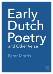Early dutch poetry and other verse cover image