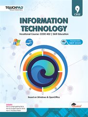 Touchpad Information Technology Class 9 cover image