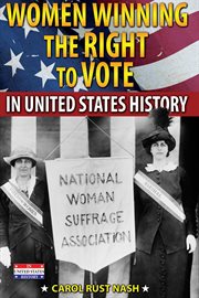 Women winning the right to vote in united states history cover image
